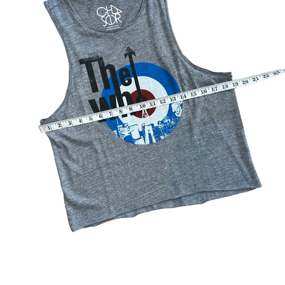 NWT Chaser The Who w/Target Tank in Grey Rock Band Album Tee TShirt Top M - Picture 4 of 5